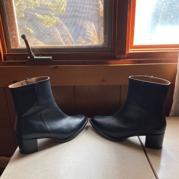 Bhava Patti vegan leather black boots size 39 - Picture 3 of 7